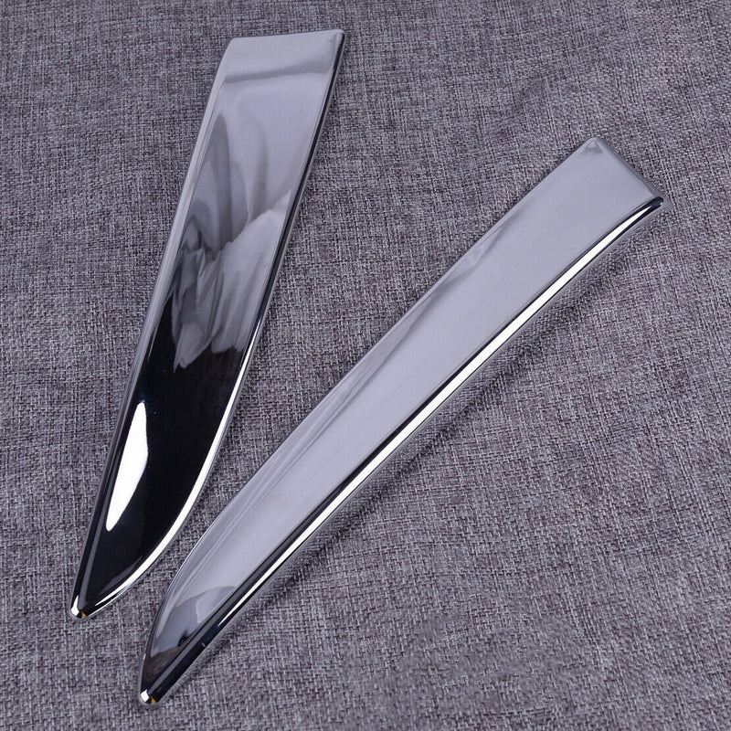 Chrome Rear Window Side Spoiler Wing Cover Trim Garnish Fit For Ford Kuga Escape