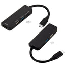 4 Port HD Converter Type-C to Micro USB USB 3.0 USB 2.0 HDMI HUB Adapter