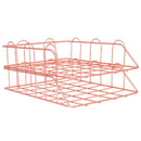 1 Set Of 2 Office Supplies Metal Stackable File Document Letter Tray Organi