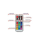 10X Waterproof Remote Control Colored LED Light Boundary Style EFX Accent Hot