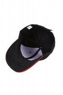 Unisex Sun Cap Outdoor Sports Hat Solid Color Baseball Cap Black