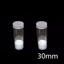 30mm Applied Clear Round Cases Coin Storage Protective Tube Holder Plastic MO