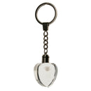 Fairy Crystal Rose LED Light Keychain Love Heart Key Chain Ring Keyring Gift AU