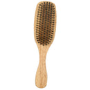 Beard Brush with Synthetic Fiber Bristle - Perfect For Balms and Oils - For Help