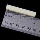 2 Piece Classic Bone Guitar Bridge Saddle with 2 Nuts Guitar Power Piece Luthier