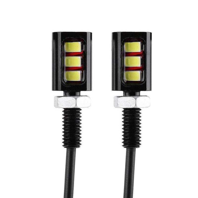 2pcs Screw Bolt 5630SMD 3LED Lights for Car Motorcycle Number License Plate Lamp