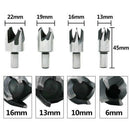 4X Carpentry Wood Plug Cutter Straight & Tapered Claw Type Drill Bit Sets New