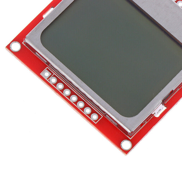 1Pc New 5110 LCD Module Red Backlight Adapter PCB For Nokia 5110  ty