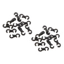 20pc Bicycle Rotating S-Hook Mountain Bike Brake Gear Buckle Cable Clips Holder