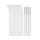 Heat-Resistant Environmental Protection Glass Straw Pipe Straight Favor Ben X5B6