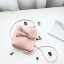 Fringe Tassel Bag Small Bags for Women PU Leather Women Shoulder Messenger BV9Y2