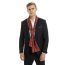 Fashion Men Shawl Double Sided Wave Print Scarf Casual Winter Warm Neck Tie