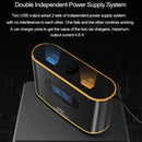 120W Dual USB Smart LED Display Quick Charge Car Charger Cigarette Lighter Kit