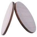 10 x Wooden Circle Shapes, Plain Wood Craft Tags 70mm (7cm)