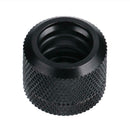 14mm G1/4 Acrylic Hard Tube Hand Twist 3 Laps for PC Computer (Black)