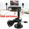 Portable Size 25DB 1080P Antena Digital HDTV Antenna Indoor Signal Flat TV  C3B2