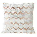 Geometric Leaves Cushion Covers Short Plush Throw Pillow Covers 45Cm X 45Cm