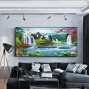 5D DIY Full Drill Diamond Painting Waterfall Garden Cross Stitch (L2214)
