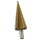 Set of 3 Drills Cutters Floors Conical HSS steel