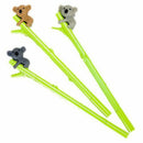 Cartoon Pen Cute Koala Bear Gel Ink Plastic Pen with 0.5mm Roller ball Pens T5D1