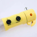 Auto LED Torch Flashlight Emergency Safety Hammer Belt Cutter Escape To CPM