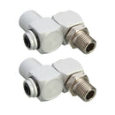 2x Air Hose Connector Quick Plug Connector Thread Rotary Positive Joint