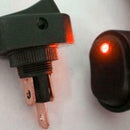 5 X 12V 30A Heavy Duty Round LED Rocker Toggle Switch for Car Motor Boat Red