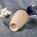 Natural Wooden Water Tea Mug Beer Cup Beer Tankard Groomsmen Cup 13cm Ivory
