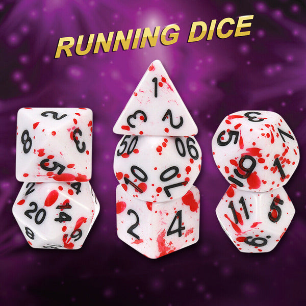 7pcs Multi-Sided Polyhedral DND Dice RPG Role Playing Funny Table Game Toys