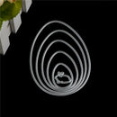6X Easter Egg Rabbit Metal Cutting Dies For DIY Scrapbook Album Paper Card M&O