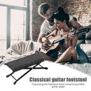 Portable Folding Guitar Footstool Rest Anti-Slip Height Adjustable Footrest