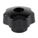 2 Pcs M10 Female Thread Nuts 50mm Plastic Star Head Clamping Knob Grip