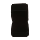 Large Velvet Ring Display Box Case Tray Jewelry Gift Box -- Black G7Z4