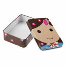 Retro Tin Small Rectangular Iron Storage Jars Jewelry Box Home Decoration G S6U9
