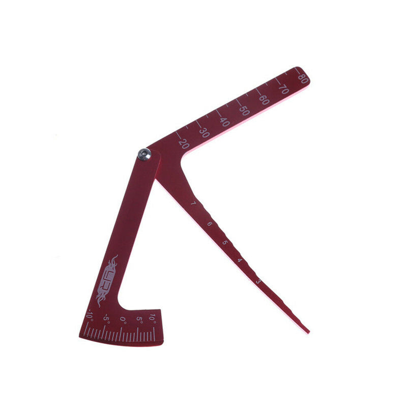 Adjustable Ruler Measure RC Car Height & Wheel Rim Camber for 1/10 1/8 RC .ES