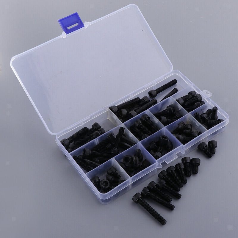 Black-force 12.9 Screw Alloy Level Hexagon Steel Plug Head Cap Screws M6 Series