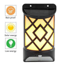 12 Led Solar Flame Wall Light Derlights Motion Sensor Light Outdoor Waterpr