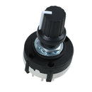 5X(3P4T 3 Pole 4 Position Single Wafer Band Selector Rotary Switch w Knob V7F7)