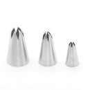 3PCS/Set Large Icing Piping Pastry Nozzle Tips Baking Tools Cake DecorSEAU