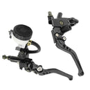 1 Pair Motorcycle 7/8'' 22mm Front Brake Clutch Master Cylinder Lever Set