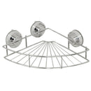 Bathroom shelf shelf steel shelf bathroom angular shower tray with suction