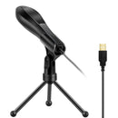 USB Microphone Plug&Play Home Studio USB Condenser Mic Recordin for Skype