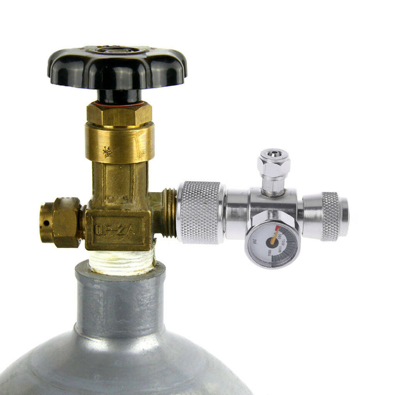 CO2 Pressure Gauge m22-14 JIS Regulator Manometer Over 1500PSI Cylinder Reducer