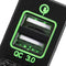Qc3.0 12-24V Led Dual Port Usb Interface Charger Socket Power Adapter For T E5Z1