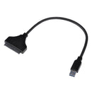 USB3.0 to SATA 15 7 Pin Hard Disk Cable 2.5inch Disk Drive SSD Converter Adapter