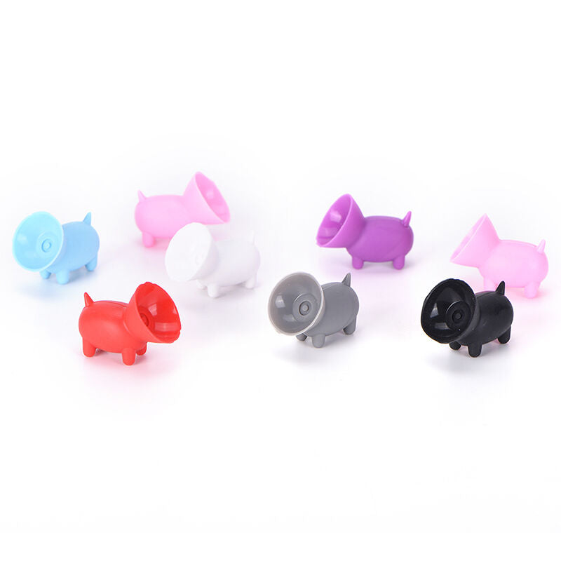 2pcs Mobile phone accessories pig subber sucker holder stand for cell phones MO