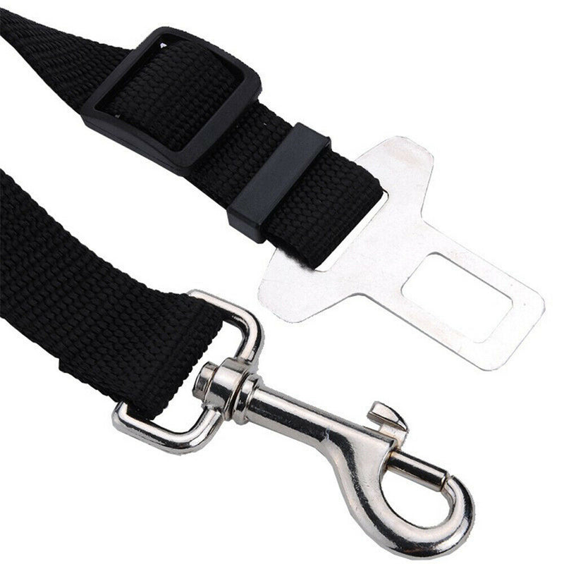 Pets Safety Seat Belt Car Harness Leash F. Cat Dog Adjustable Nylon Strap Tether