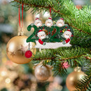 2020 Personalized Family Christmas Kit DIY Name Blessing Pendant (5 People) A