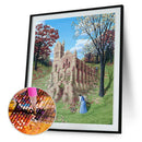 5D DIY Diamond Painting Visual Scenery Embroidery Cross Stitch Art Pictures A