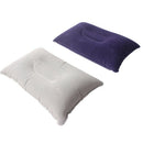 Outdoor Portable Folding Air Inflatable Pillow Double Sided Flocking Cushio F8O2